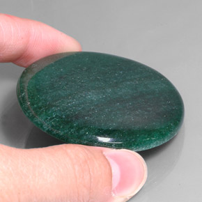 Aventurine Gemstone in 50.2 mm Size for Sale, Aventurine Stone in Green Color