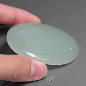 Aventurine Gemstone in 56.7 x 41.7 mm Size for Sale, Aventurine Stone in Bright Green Color