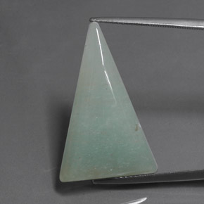 16.05 ct Green Aventurine Gemstone, Aventurine Gem in Triangle Shape for Sale.