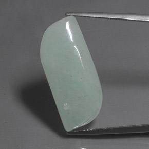 13.75 ct Green Aventurine Gemstone, Aventurine Gem in Fancy Cabochon Shape for Sale.