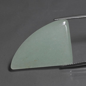 14.91 ct Green Aventurine Gemstone, Aventurine Gem in Fancy Cabochon Shape for Sale.