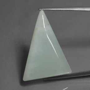 20.84 ct Green Aventurine Stone, Natural Aventurine in Triangle Shape for Sale