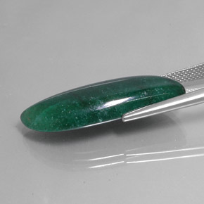 Aventurine Gemstone in 31.2 x 12.2 mm Size for Sale, Aventurine Stone in Green Color