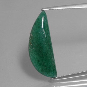 6.85 ct Green Aventurine Gemstone, Aventurine Gem in Fancy Cabochon Shape for Sale.