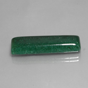 16.88 ct Green Aventurine Stone, Natural Aventurine in Baguette Cabochon Shape for Sale