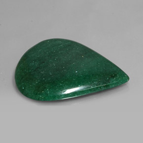 46.12 ct Green Aventurine Stone, Natural Aventurine in Pear Cabochon Shape for Sale