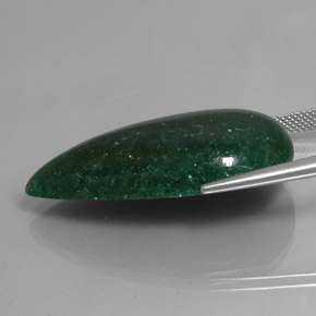 Aventurine Gemstone in 36.7 x 20.3 mm Size for Sale, Aventurine Stone in Green Color