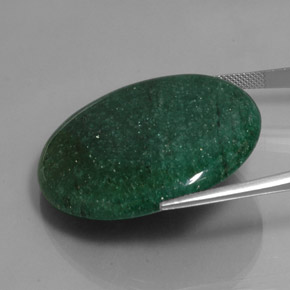 Aventurine Gemstone in 36.8 mm Size for Sale, Aventurine Stone in Green Color
