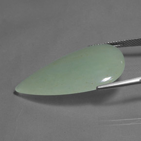 Aventurine Gemstone in 34.1 x 21.9 mm Size for Sale, Aventurine Stone in Bright Green Color