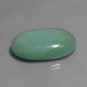 33.49 ct Green Aventurine Stone, Natural Aventurine in Oval Cabochon Shape for Sale