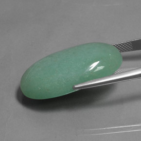 Aventurine Gemstone in 29 x 19 mm Size for Sale, Aventurine Stone in Green Color