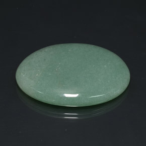 95.09 ct Green Aventurine Stone, Natural Aventurine in Oval Cabochon Shape for Sale