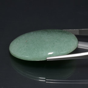 Aventurine Gemstone in 40.7 x 30.2 mm Size for Sale, Aventurine Stone in Green Color