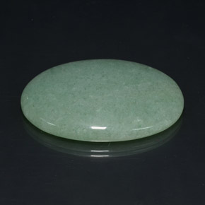 102.50 ct Green Aventurine Stone, Natural Aventurine in Oval Cabochon Shape for Sale