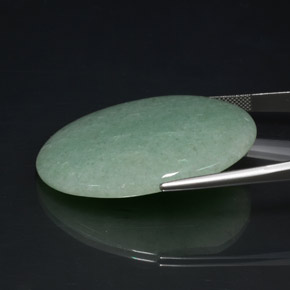 Aventurine Gemstone in 43.1 x 30.3 mm Size for Sale, Aventurine Stone in Green Color