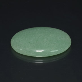 65.37 ct Green Aventurine Stone, Natural Aventurine in Oval Cabochon Shape for Sale