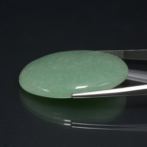 Aventurine Gemstone in 42.2 x 29 mm Size for Sale, Aventurine Stone in Green Color