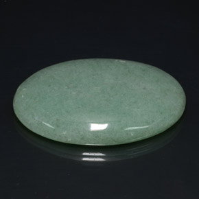 106.85 ct Green Aventurine Stone, Natural Aventurine in Oval Cabochon Shape for Sale