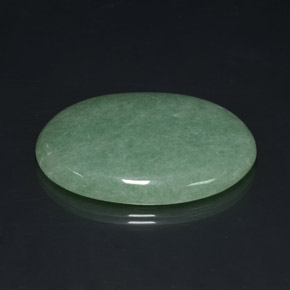 90.47 ct Green Aventurine Stone, Natural Aventurine in Oval Cabochon Shape for Sale