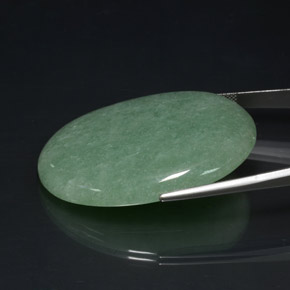 Aventurine Gemstone in 46.5 x 33.8 mm Size for Sale, Aventurine Stone in Green Color