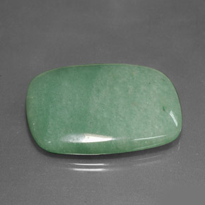 125.05 ct Green Aventurine Stone, Natural Aventurine in Cushion Cabochon Shape for Sale
