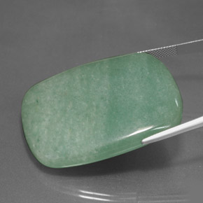 Aventurine Gemstone in 46.2 x 40.2 mm Size for Sale, Aventurine Stone in Green Color