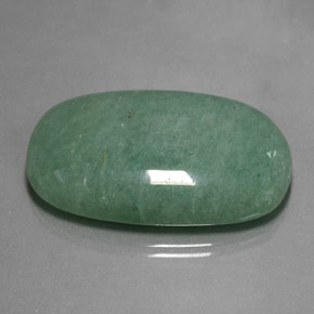 85.64 ct Green Aventurine Stone, Natural Aventurine in Oval Cabochon Shape for Sale