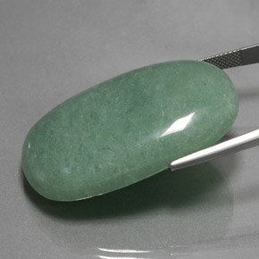 Aventurine Gemstone in 41.6 x 26.5 mm Size for Sale, Aventurine Stone in Green Color