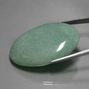 Aventurine Gemstone in 47.3 x 33 mm Size for Sale, Aventurine Stone in Green Color