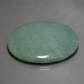 61.96 ct Green Aventurine Stone, Natural Aventurine in Oval Cabochon Shape for Sale