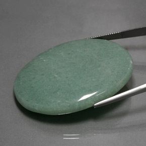 Aventurine Gemstone in 49.9 x 39.9 mm Size for Sale, Aventurine Stone in Green Color