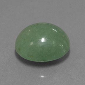 16.76 ct Green Aventurine Stone, Natural Aventurine in Oval Cabochon Shape for Sale