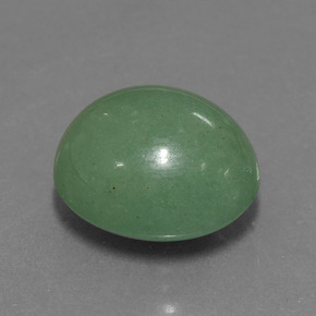 18.83 ct Green Aventurine Stone, Natural Aventurine in Oval Cabochon Shape for Sale