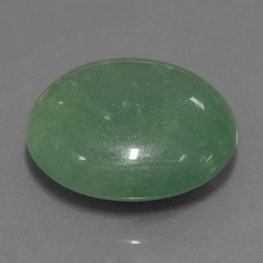 25.47 ct Green Aventurine Stone, Natural Aventurine in Oval Cabochon Shape for Sale