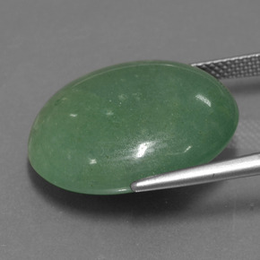 Aventurine Gemstone in 21.3 x 19.9 mm Size for Sale, Aventurine Stone in Green Color