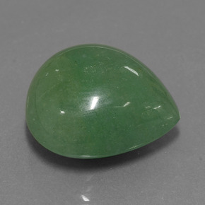 31.37 ct Green Aventurine Stone, Natural Aventurine in Pear Cabochon Shape for Sale