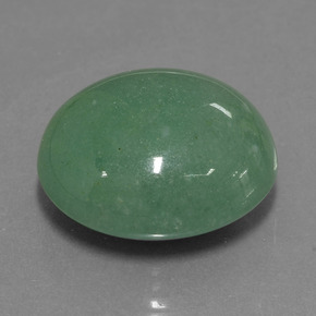 40.33 ct Green Aventurine Stone, Natural Aventurine in Oval Cabochon Shape for Sale