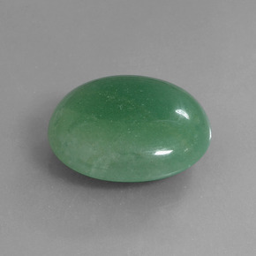 27.84 ct Green Aventurine Stone, Natural Aventurine in Oval Cabochon Shape for Sale