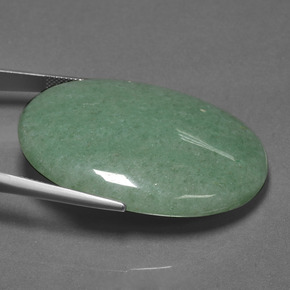 Aventurine Gemstone in 43.7 x 31.5 mm Size for Sale, Aventurine Stone in Green Color