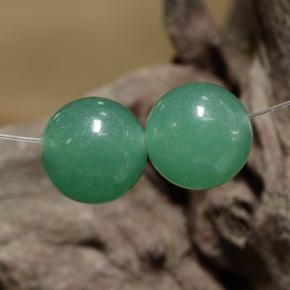 Aventurine Gemstones in 8.2 mm Size for Sale, Aventurine Stones in Green Color