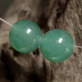 Aventurine Gemstones in 8.1 mm Size for Sale, Aventurine Stones in Green Color