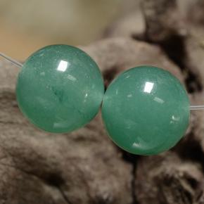 Aventurine Gemstones in 8.1 mm Size for Sale, Aventurine Stones in Green Color