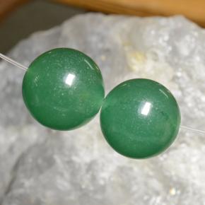 Aventurine Gemstone in 11.8 mm Size for Sale, Aventurine Stone in Green Color