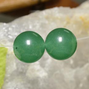 11.3ct Drilled Sphere Green Aventurine Gem for sale 11.3ct Drilled Sphere Green Aventurine Gem (ID: 469913)