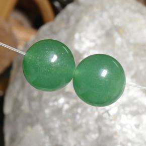 Aventurine Gemstones in 11.9 mm Size for Sale, Aventurine Stones in Green Color