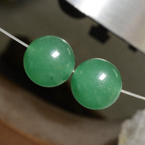 Aventurine Gemstones in 11.9 mm Size for Sale, Aventurine Stones in Mint Green Color