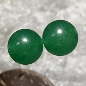 Aventurine Gemstones in 11.9 mm Size for Sale, Aventurine Stones in Green Color