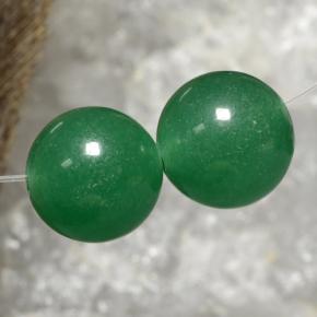 Aventurine Gemstones in 11.8 mm Size for Sale, Aventurine Stones in Green Color