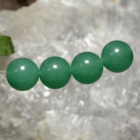 28.1ct Drilled Sphere Green Aventurine for sale thumb image of 28.1ct Drilled Sphere Green Aventurine (ID: 469994)