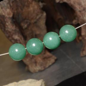 28.2ct Drilled Sphere Green Aventurine for sale thumb image of 28.2ct Drilled Sphere Green Aventurine (ID: 470027)
